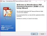 Download Wondershare PDF Password Remover 1.5.3.3 full license